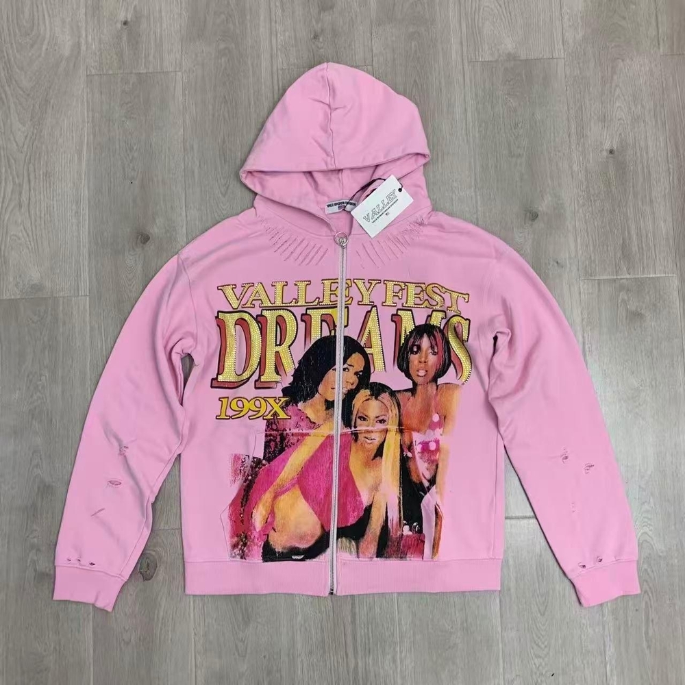 Valleyfest Dreams Pink Hoodie Jacket